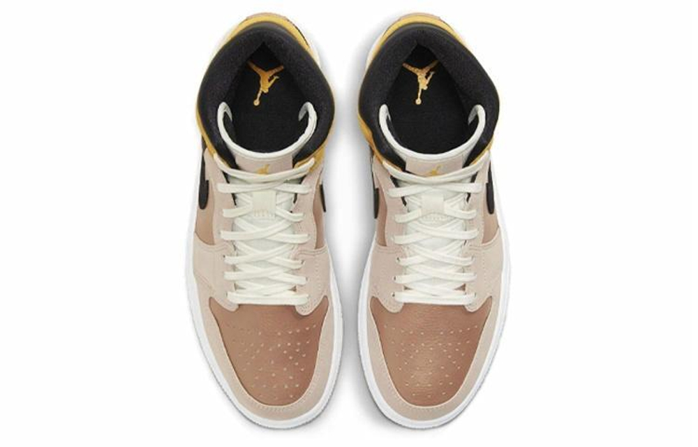 Кроссовки Jordan Air Jordan 1 Mid Se "Particle Beige" (Женская размерная сетка)