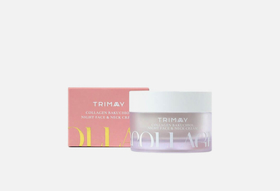 Trimay Ночной крем для лица и шеи с бакучиолом Trimay Collagen Bakuchiol Night Face & Neck Cream