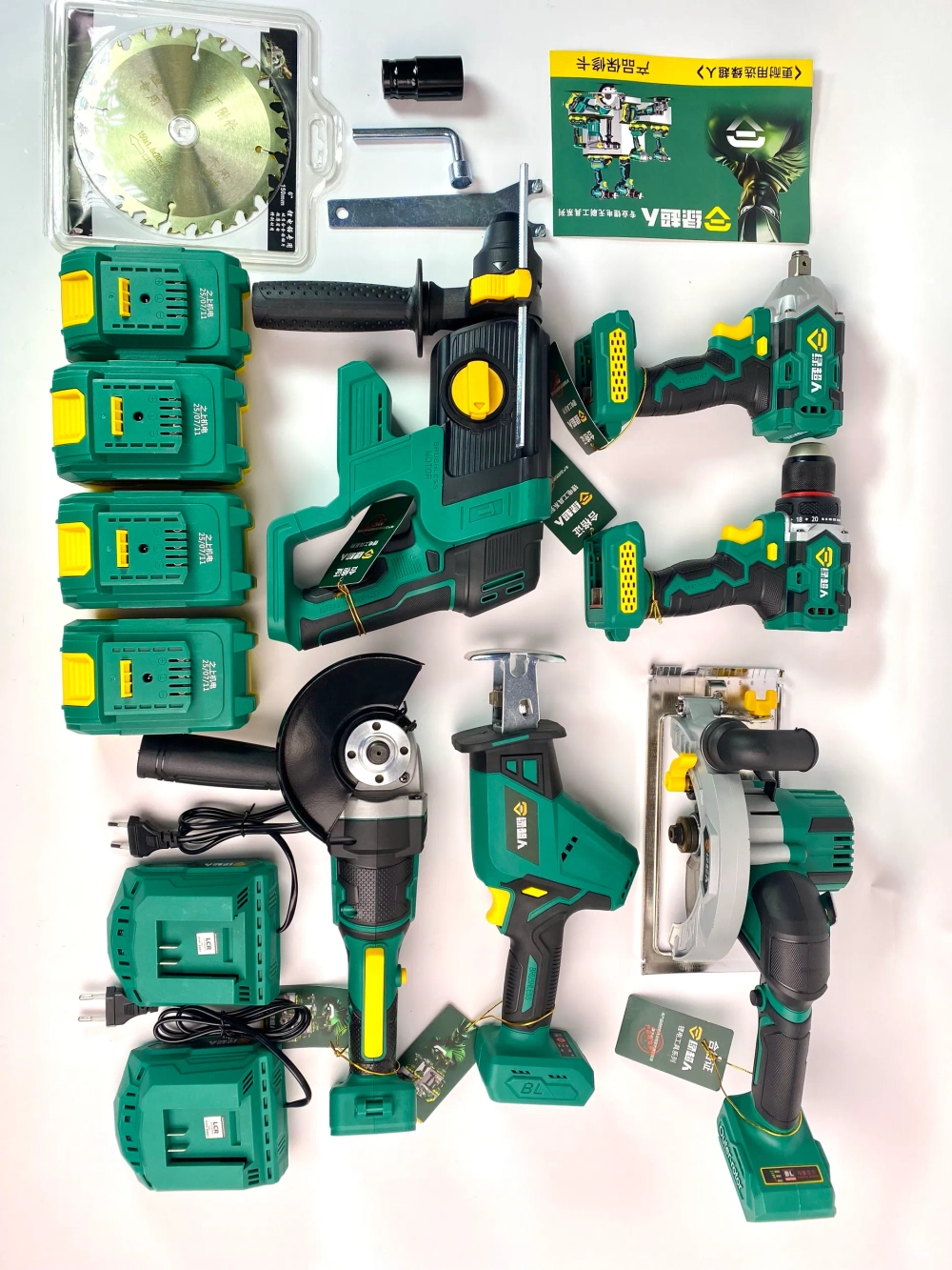 Аккумуляторный Набор Электроинструмента Superman 6в1