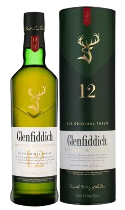 Виски Glenfiddich 12 years old, 0.7 л