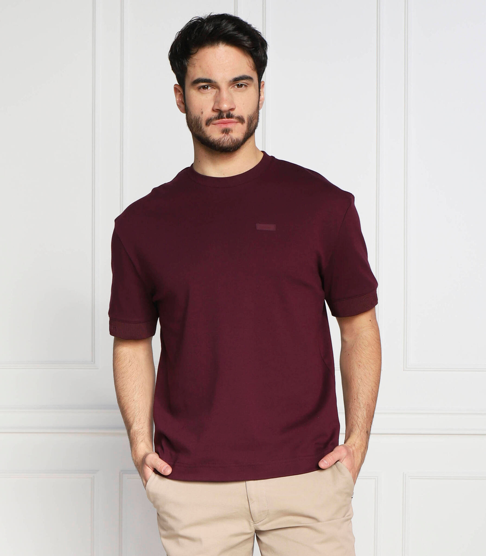 футболка embossed Calvin Klein - бордовый(K10K110187)