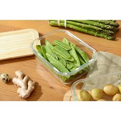 Контейнер для запекания и хранения Eco Store с крышкой из бамбука, 1050 мл