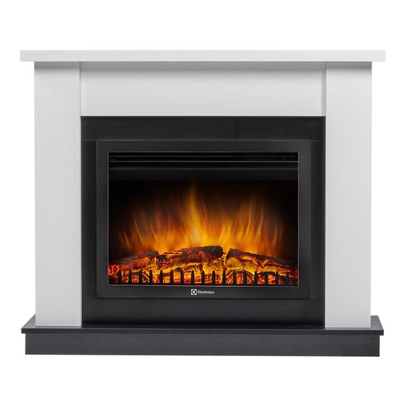 Каминокомплект:Очаг Electrolux EFP/P-2720RLS, портал Canto 25 белый купить в Москве и Московской области по низкой цене с доставкой по России — (1) Каминокомплект:Очаг Electrolux EFP/P-2720RLS, портал Canto 25 белый — (1)
