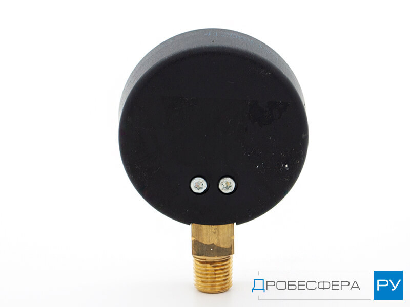 Манометр для компрессора 16 бар (1,6 МПа) радиальный R 1/4" диаметр 62 мм арт. M063-R16