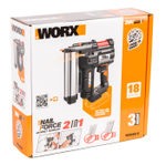 Аккумуляторный Гвозде-скобозабиватель WORX WX840.9 20В