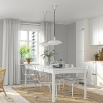 Стол и 6 стульев - IKEA EKEDALEN/TOBIAS/ ЭКЕДАЛЕН/ТОБИАС ИКЕА, 180х240х90 см, белый
