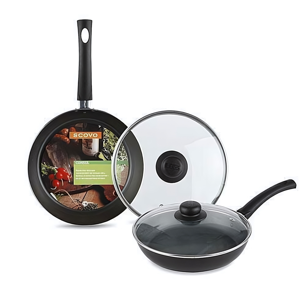 Сковорода 24см "Consul" стекл.кр.