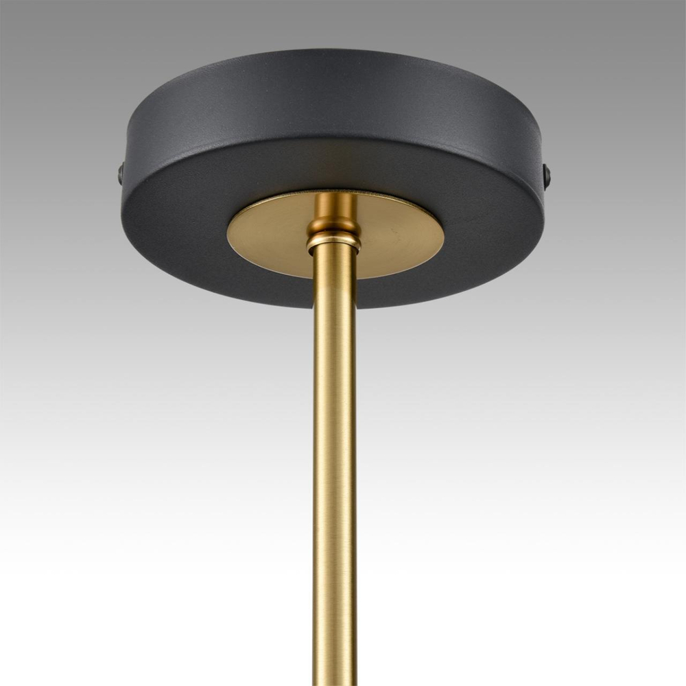 8240/6C COMFI LN25 197 черный/латунь, металл/акрил Люстра потолочная LED GX53 6*7W 220V LANIKA