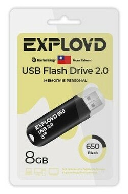 USB  флэш-накопитель 8GB  Exployd  650