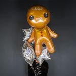 Шар (39''/99 см) Фигура, Пряничный человечек, 1 шт.