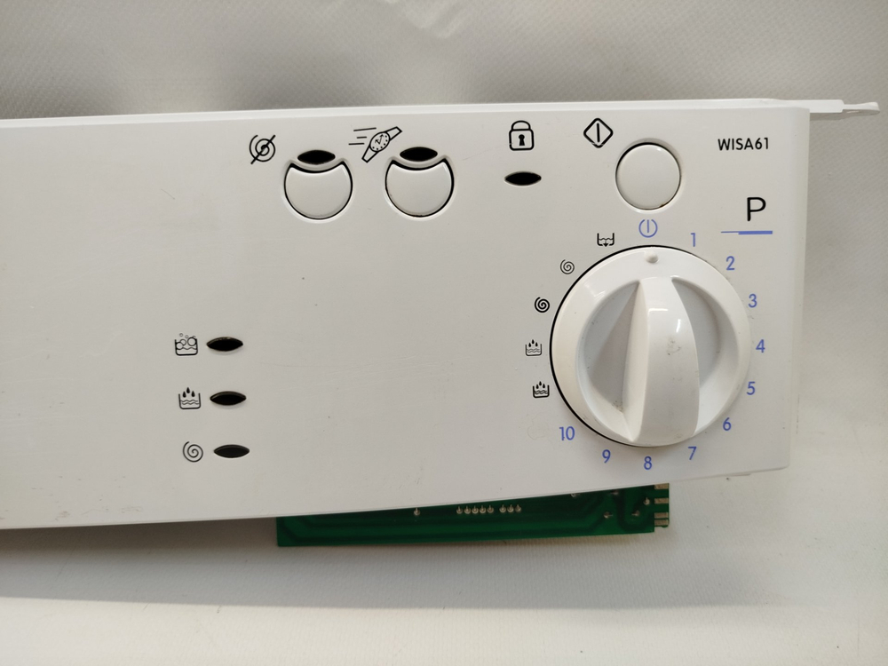 420 Силовой модуль и панель индикации в сборе для стиральной машины Indesit Wisa61 / 210130060.03 б/у