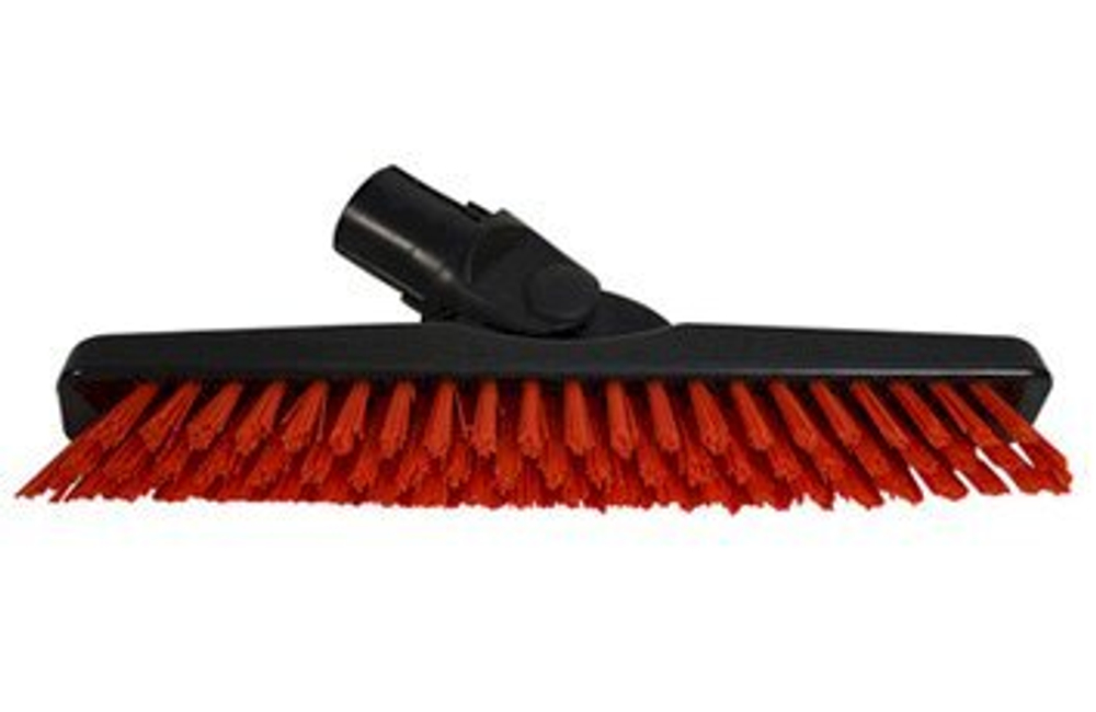 Щетка для межплиточных швов SYR Grout Brush, 230 мм, на шарнире, крепление Interchange, красная