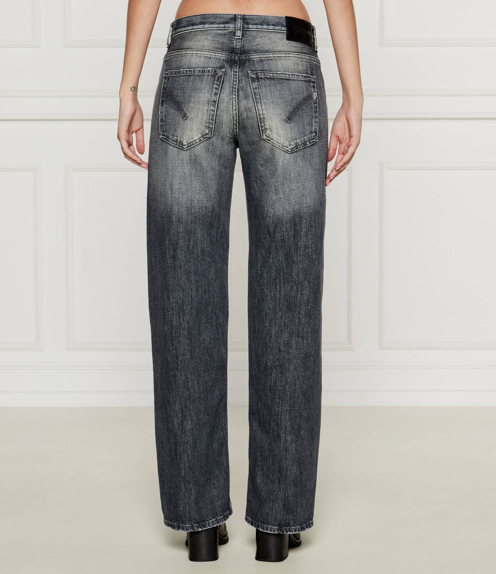 Джинсы JACKLYN DONDUP - made in Italy - серый(DP427 DFH270D HT1)