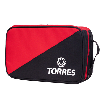 Сумка для обуви TORRES, BS122314 ,полиэстер, красно-чёрный