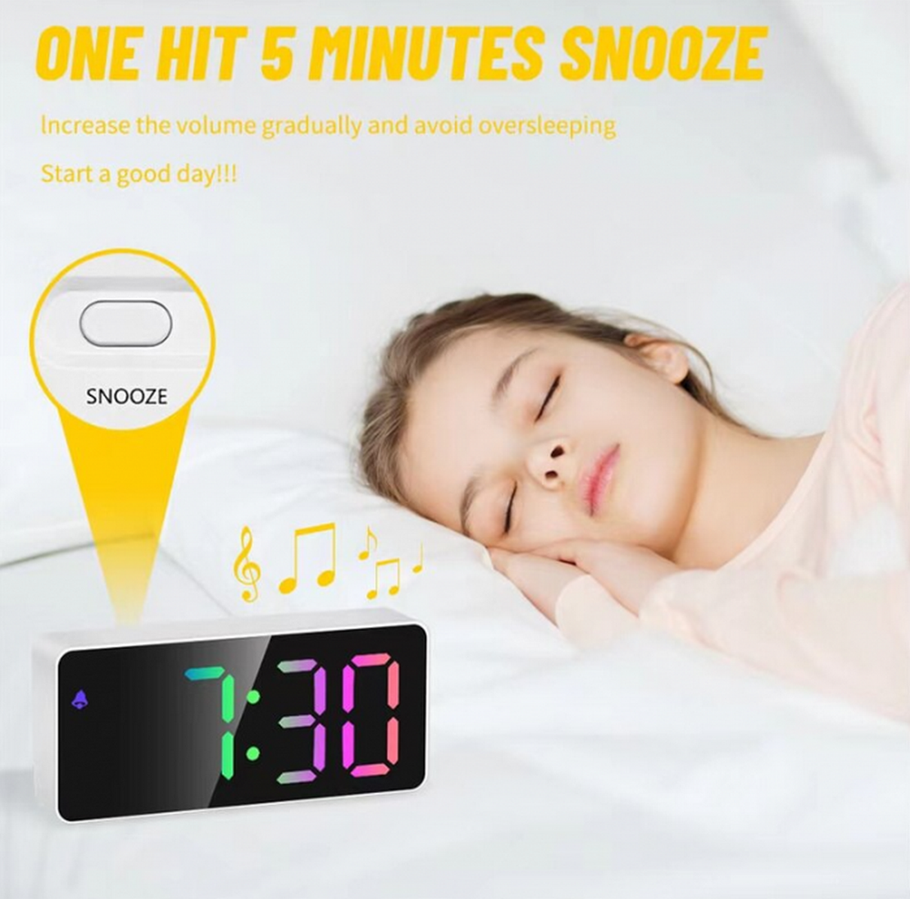 Часы светодиодные Космос X0725L RGB свечение