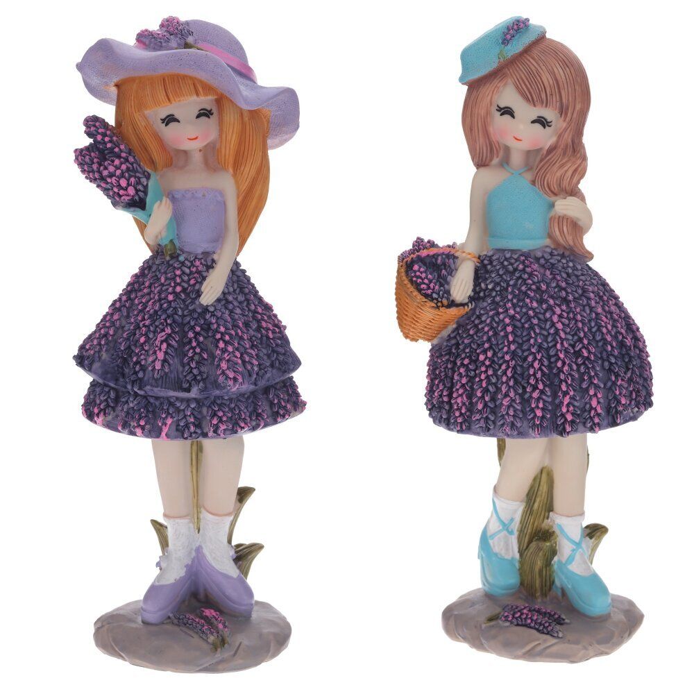 GAEM Фигурка декоративная "Девочка", L10 W9 H25 см, 2в.