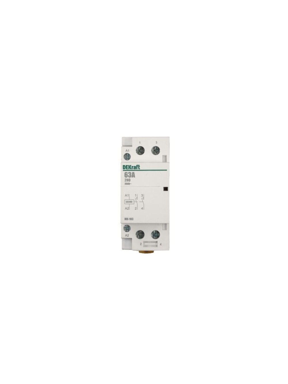 Контактор модульный МК-103 2НО 63А 230В DEKraft 18085DEK