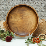 Деревянная тарелка-чаша Art of Siberia из сибирской пихты, 24 см. T64