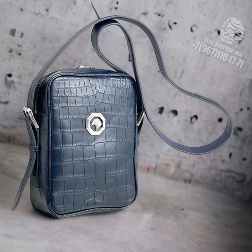 Мессенджер-Сумка через плечо Stefano Ricci из кожи крокодила