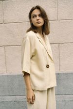 Подвес Цветок maxi на шнурке, коричневый, керамика