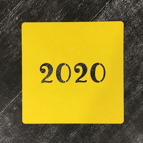 Трафарет новогодний 2020 №28