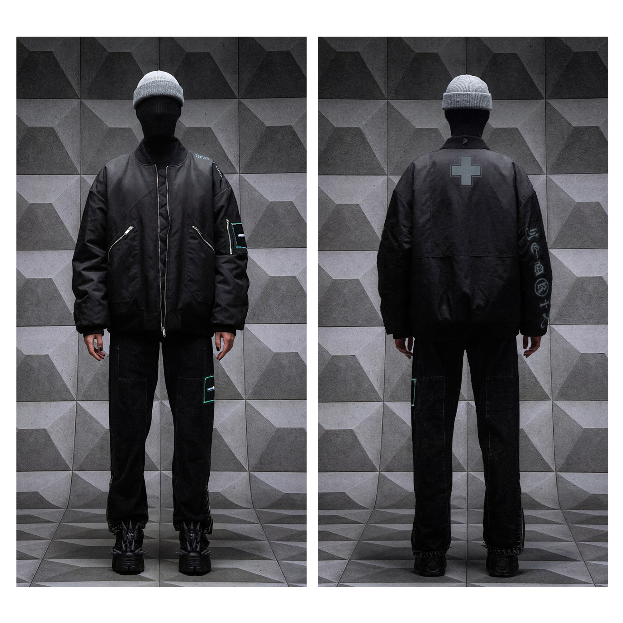 «Going Dark» Deconstructed Flight Jacket
