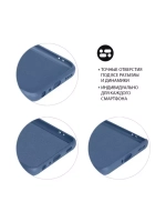 Силиконовый супертонкий чехол для Poco M3 blue DF