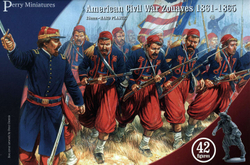 ACW70 American Civil War Zouaves (42 Plastic Figures)