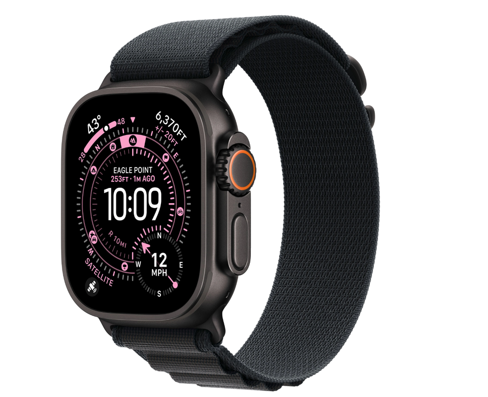 Умные часы Apple Watch Ultra 3 49mm Black Ti Black Alp L p L (MF0X4)