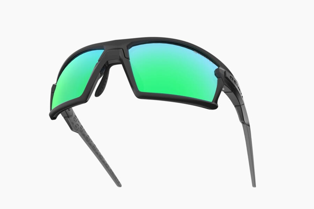 Спортивные очки с диоптриями Demetz Mud / Mat Black / Mat Green 67-16 Polarized Pink With Green Mirror Cat.3