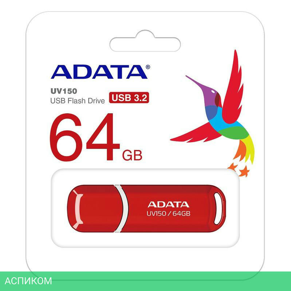 USB Flash-накопитель A-Data DashDrive UV150 64GB (AUV150-64G-RRD)