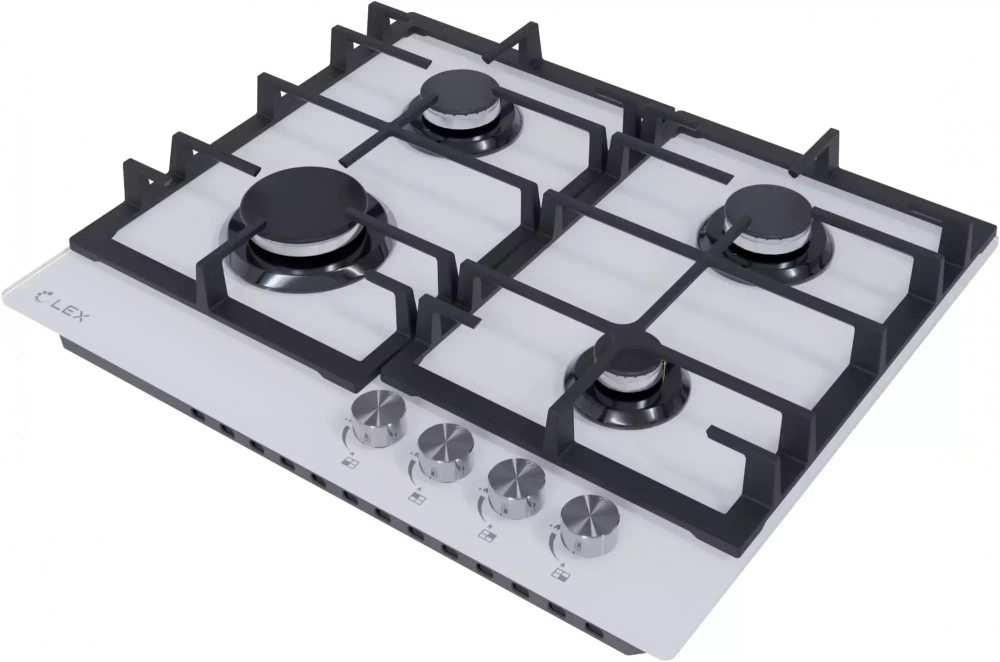 Газовая варочная панель Lex GVG 642A WH (CHAO000424)