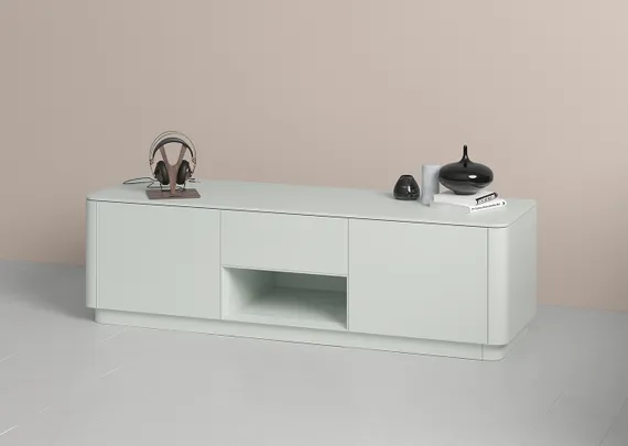 Тумба Tammi под ТВ ширина 160 см (светло-серый)