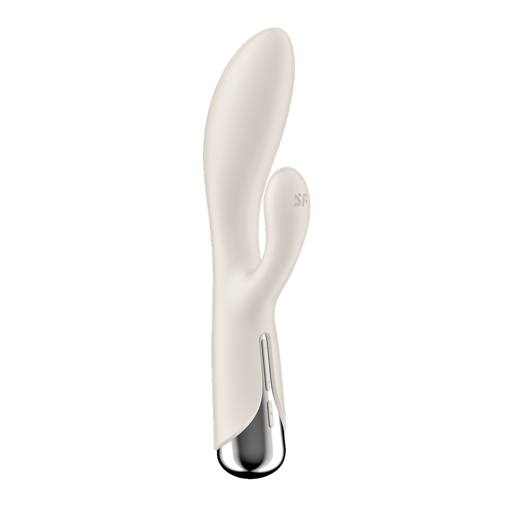 Вибратор кролик Satisfyer Spinning Rabbit 1, бежевый