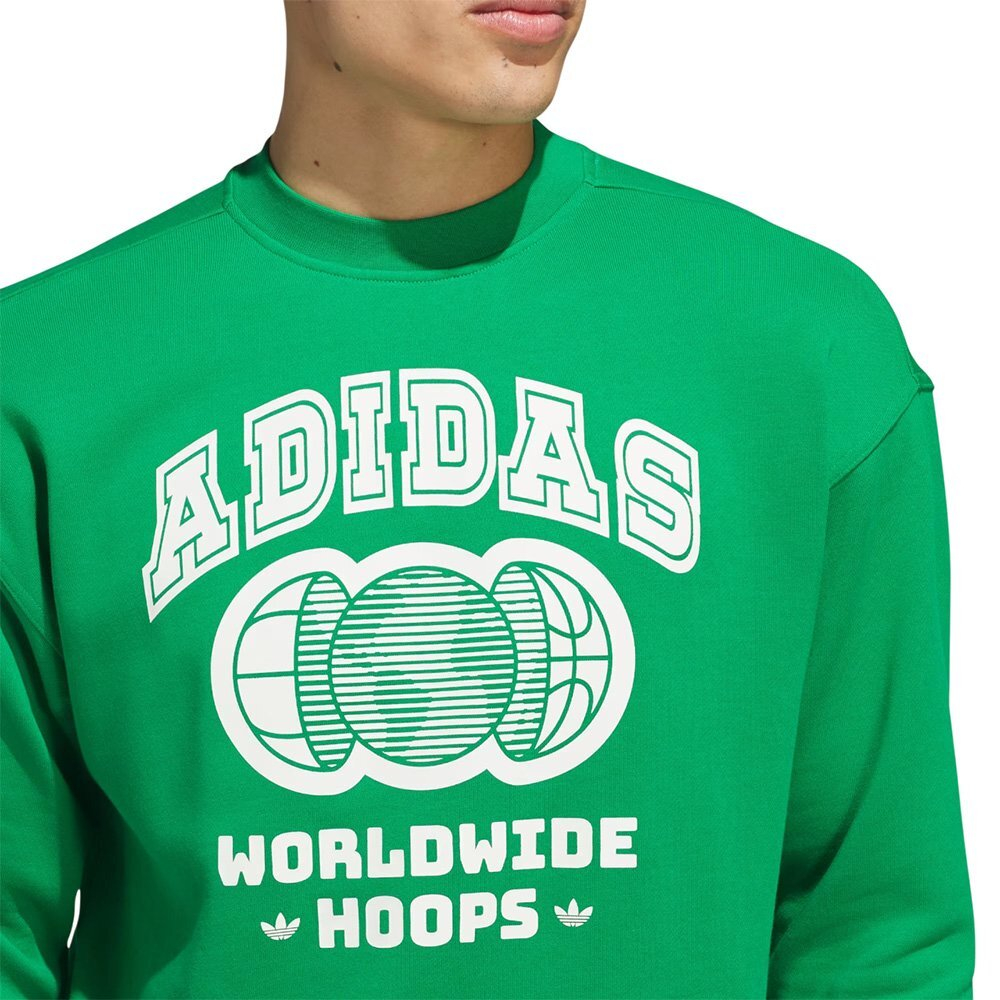 Баскетбольная толстовка adidas WWH Summer Of Sport Green Sweatshirt