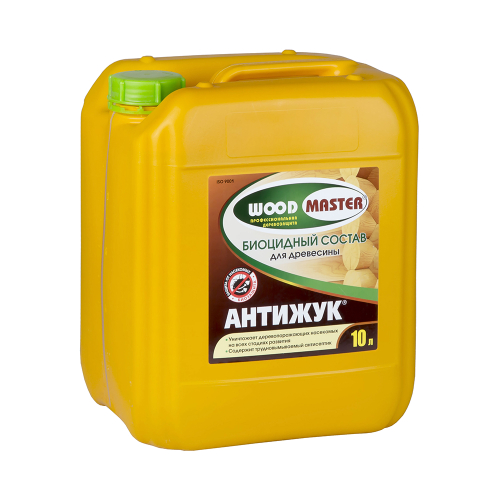АНТИЖУК БИОЦИДНЫЙ СОСТАВ "WOODMASTER" 10 Л (1) "РОГНЕДА"