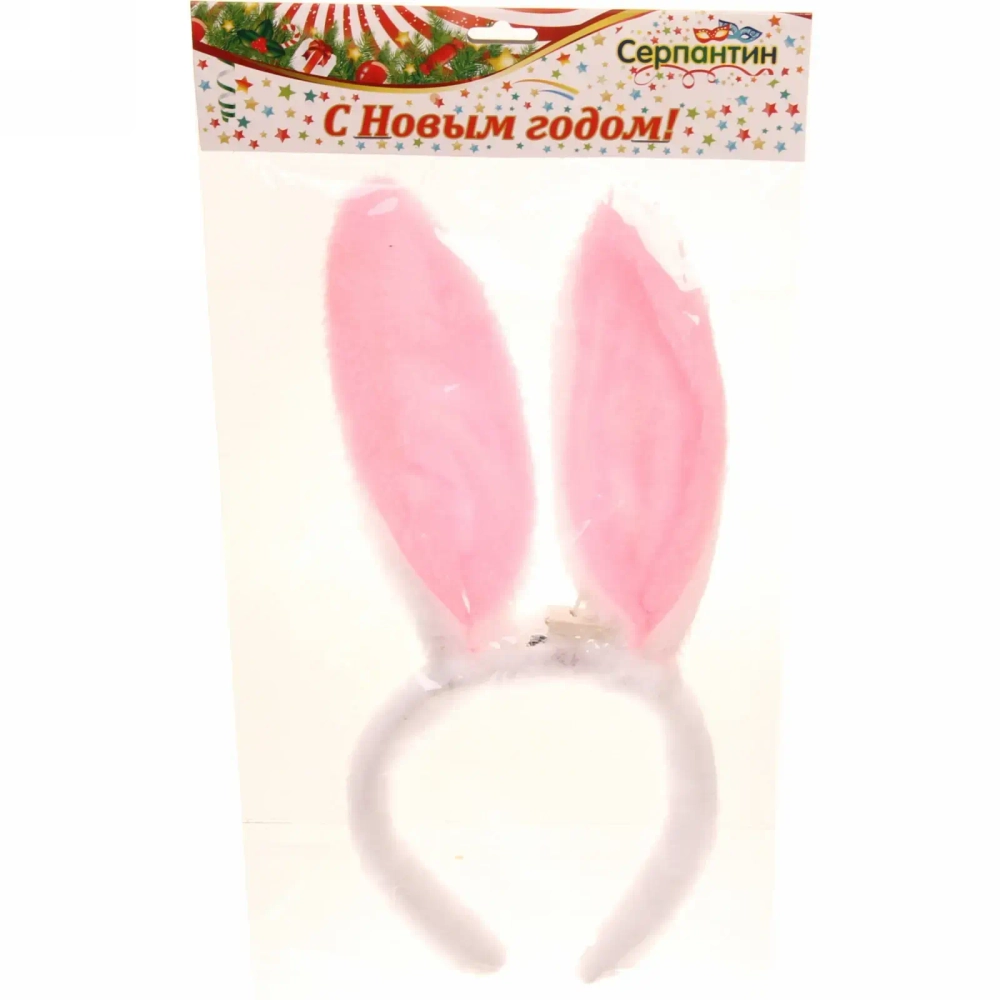 Ободок карнавальный «Зайчик» с подсветкой