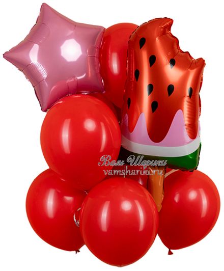 Букет шаров "Летнее арбузное мороженое"