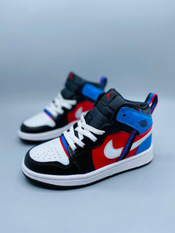 Детские кожаные кроссовки Nike Air Jordan 1