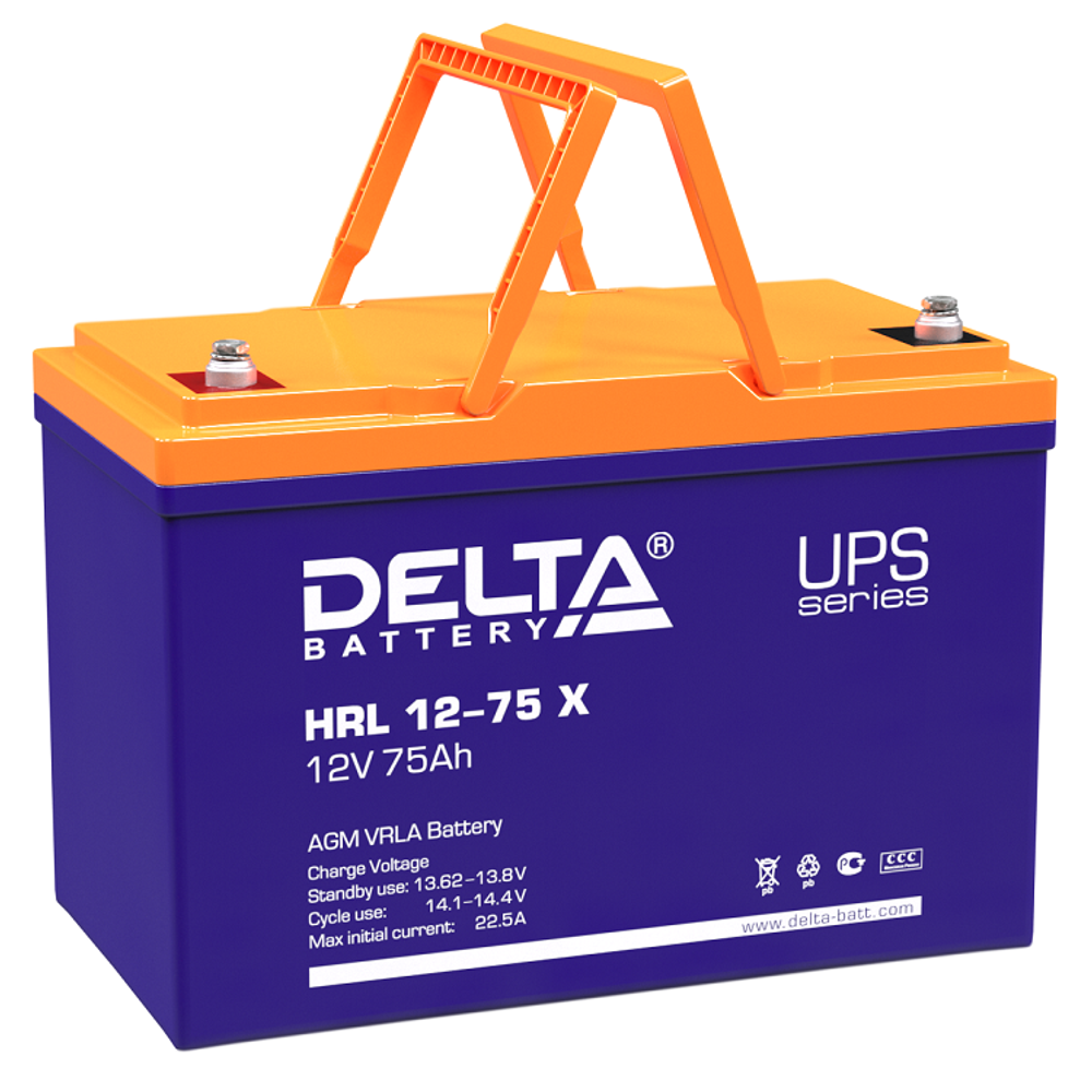Батарея  Delta HRL 12-75 Х