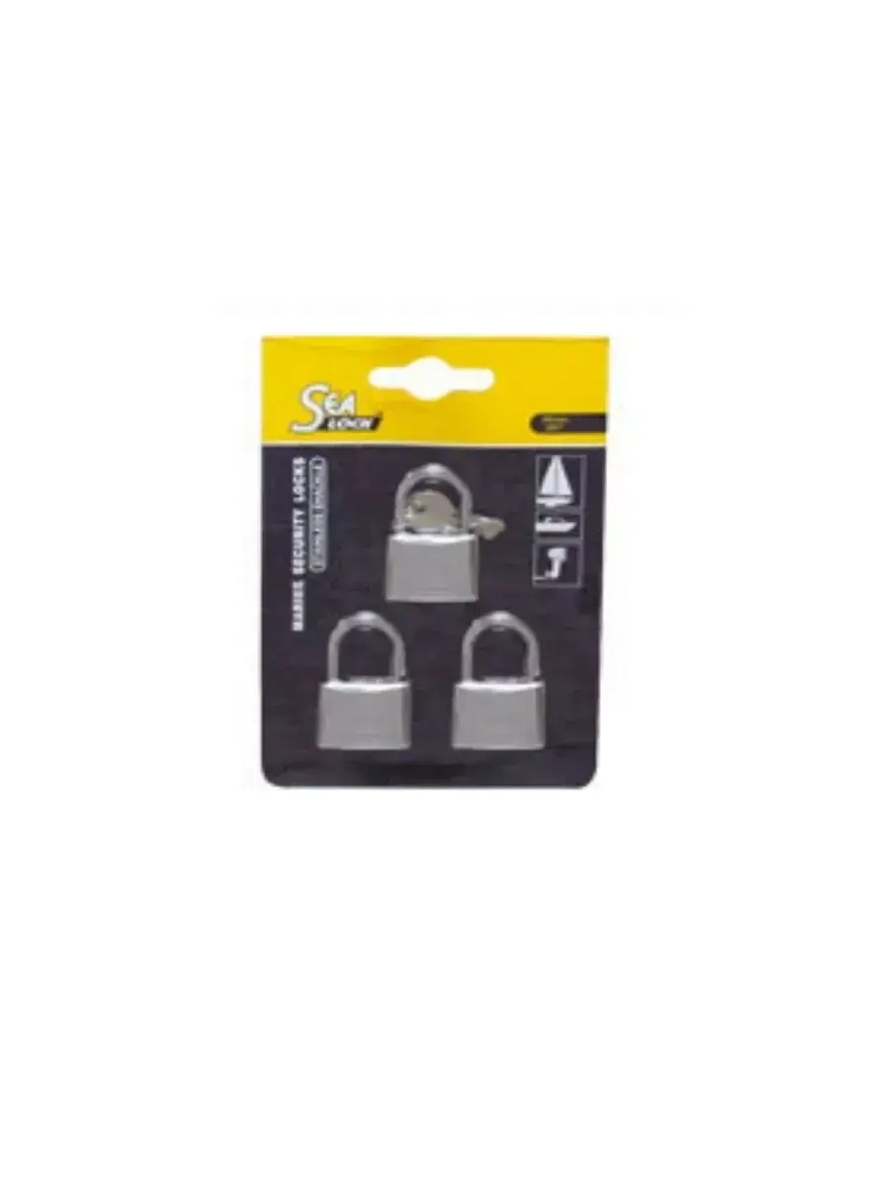 Набор замков морских навесных SeaLock 30 мм, (3шт)