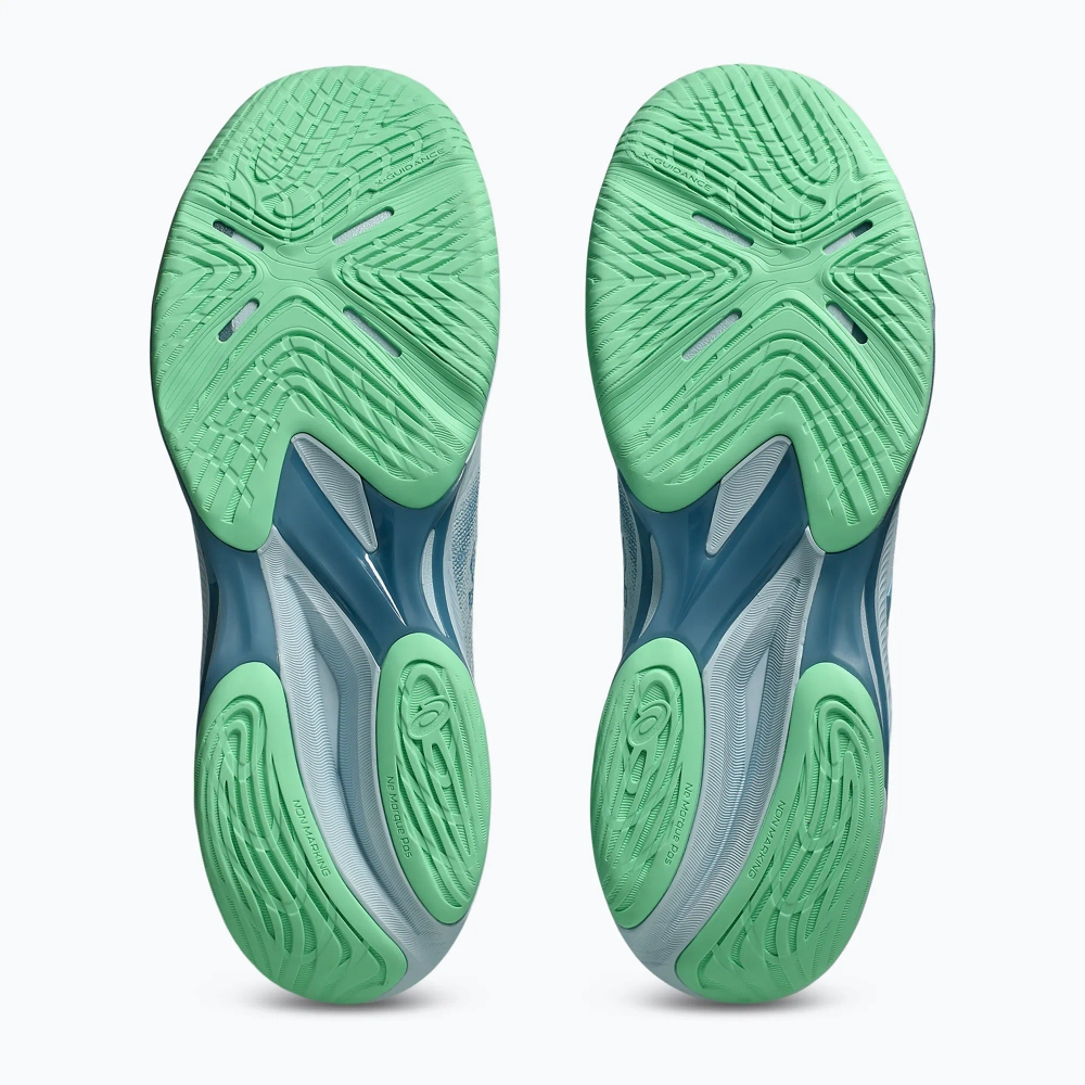 Кроссовки волейбольные ASICS Netburner Ballistic FF 4 cool grey/saba blue