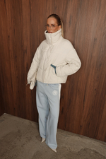 Куртка демисезонная с воротником из трикотажа