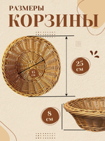 Корзина для хлеба круглая №1 CGPro