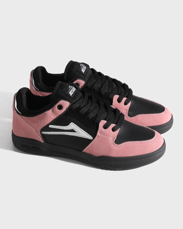 Кеды Lakai Telford Low: Bridal Rose White Black (Q1-26)