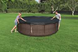 Тент для каркасного бассейна Steel Pro Pools, Steel Pro MAX Pools, Hydrium Splasher Pools 366 см (d 366см) (Bestway 58037 BW)