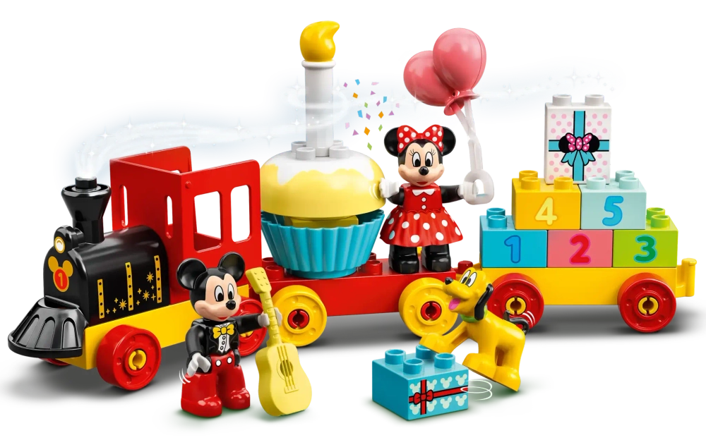 Конструктор LEGO Duplo 10941 Disney Праздничный поезд Микки и Минни