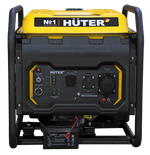 Инверторный генератор Huter DN12500iXA электростартер