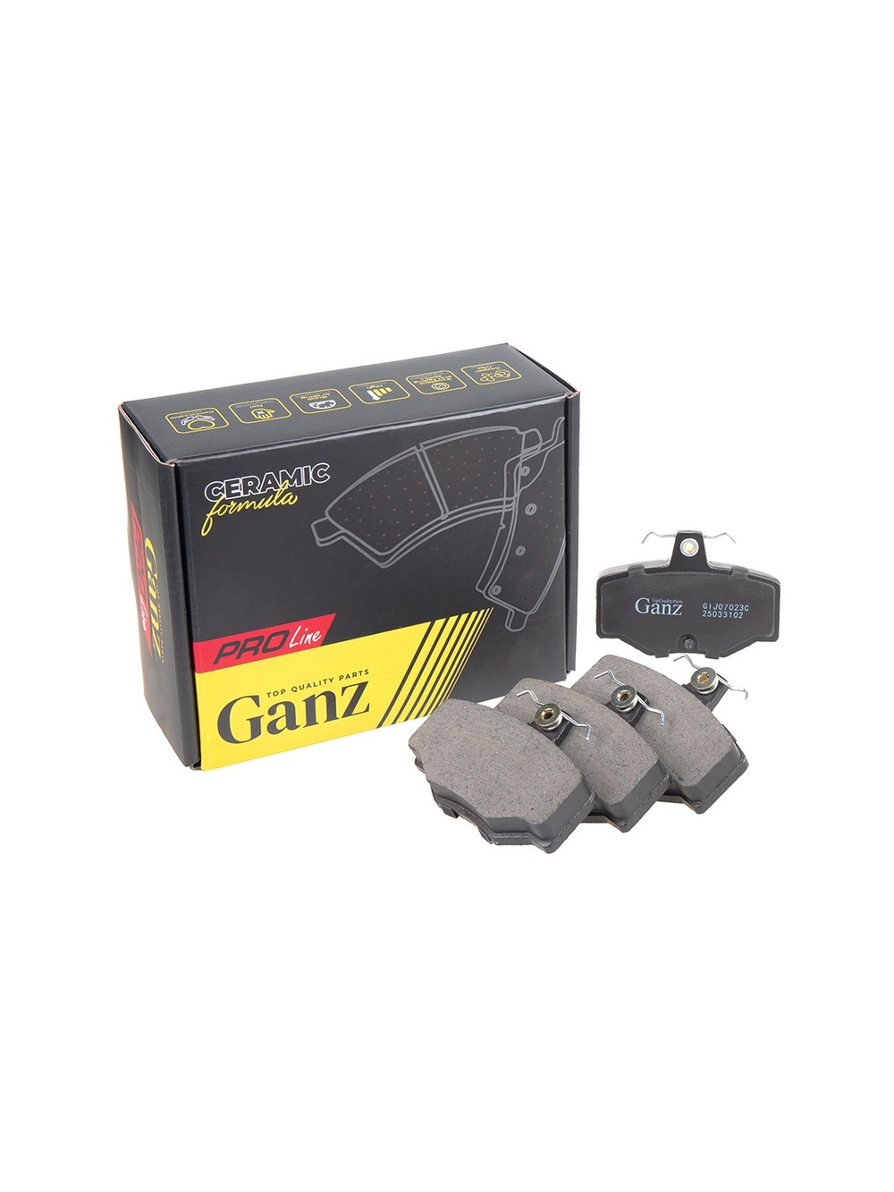 Колодки задние PRO-Line Ceramic NISSAN Almera N16/Primera P11 GANZ GIJ07023C