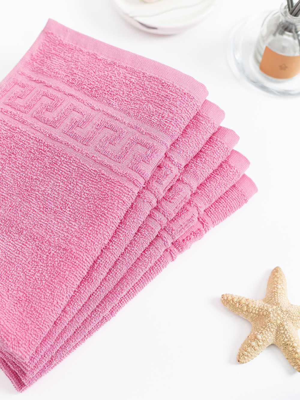 Полотенце махровое, г/к, 30х50, арт. ВТ 30-50Г, 380 гр/м2, цвет: 105-ярко-розовый,